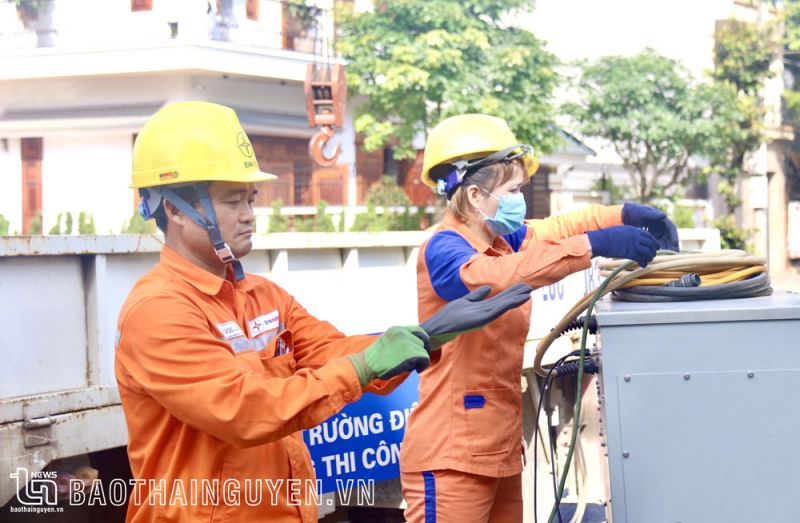 PC Thái Nguyên chú trọng đảm bảo an toàn lao động