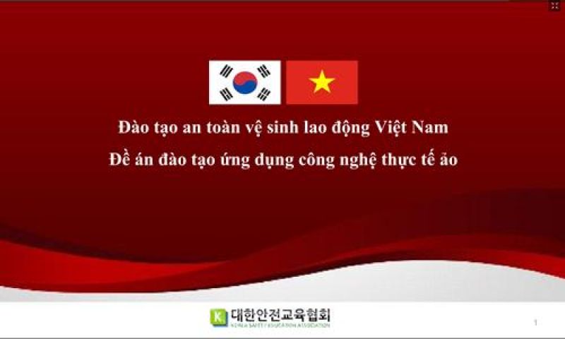 Viện Khoa học An to&agrave;n Vệ sinh Lao động l&agrave;m việc với Hiệp hội Đ&agrave;o tạo An to&agrave;n H&agrave;n Quốc